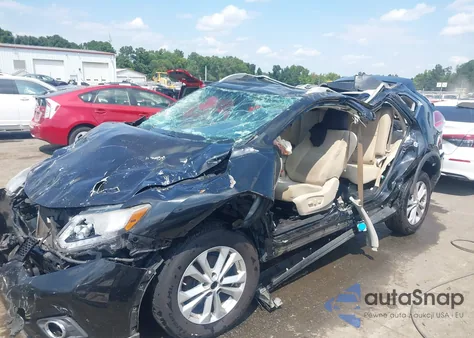 2016 Nissan Rogue Sv z USA, uszkodzony, nr VIN KNMAT2MT9GP611870
